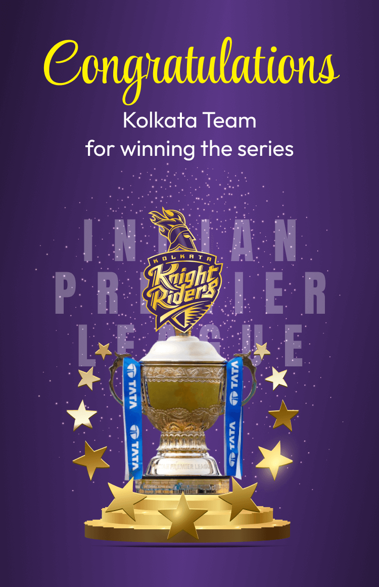 Congratulation Kolkata Team for winning the series